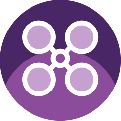 connected circles icon