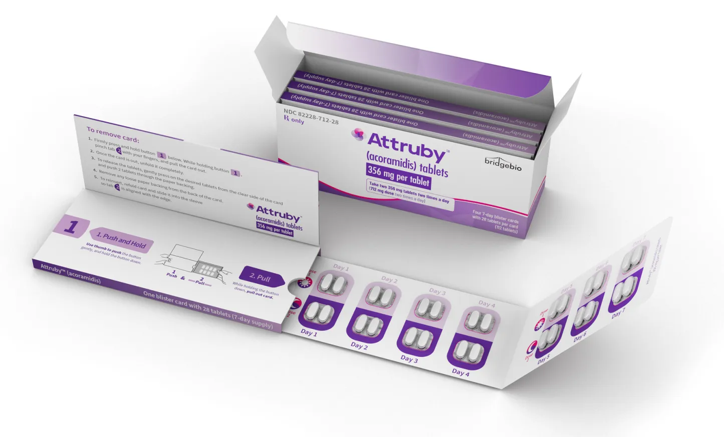 blister packs containing Attruby pills